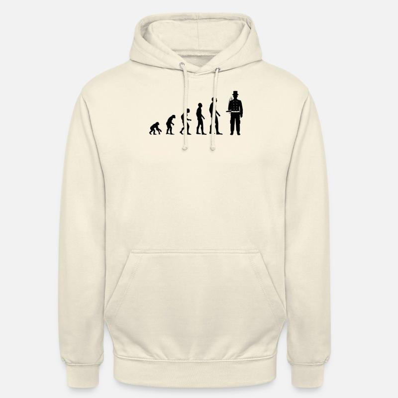 Evolution to Happiness - Unisex Hoodie - vanilla