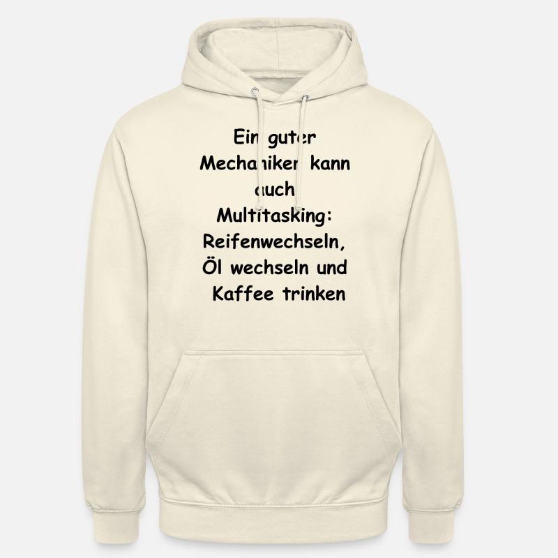 Mechaniker-Multitasking-Geschenk - Unisex Hoodie - Vanille-Milchshake