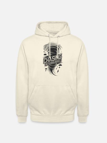 Tornado Twister jagter meteorolog - Hættetrøje unisex - vaniljemilkshake