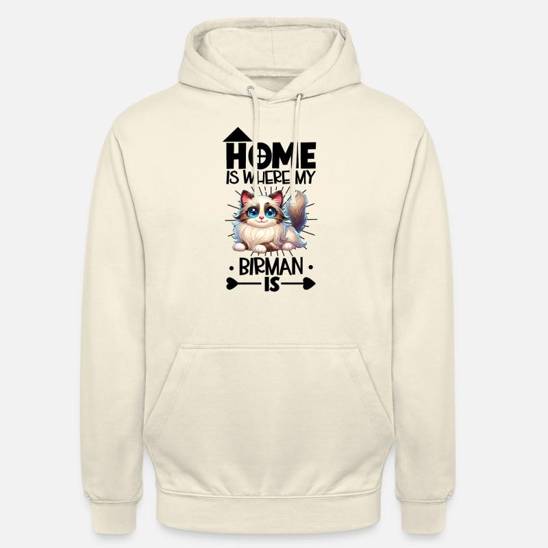 Page d’accueil - Birmanie - Sweat-shirt à capuche unisexe - vanille