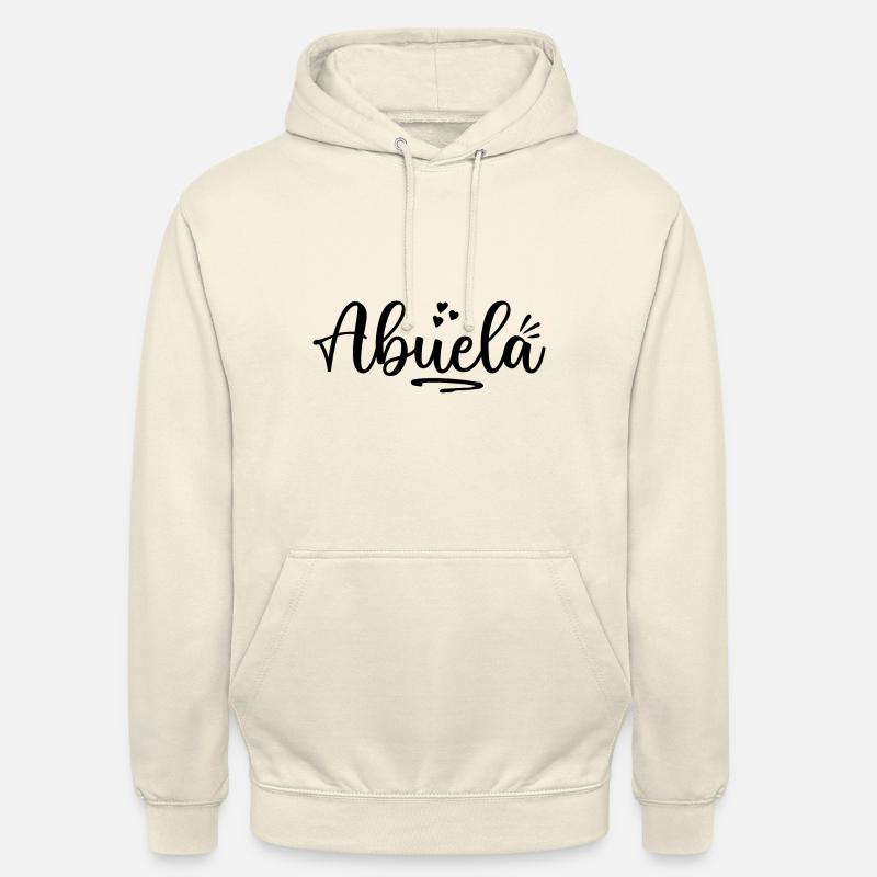 Abuela - Sweat-shirt à capuche unisexe - vanille