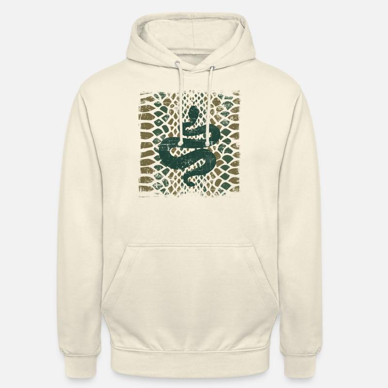 Snake Pattern Vintage Corn Snake Animal Gift - Unisex Hoodie - vanilla
