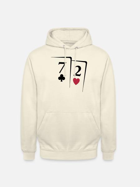 Poker Karten - Unisex Hoodie - vanilla