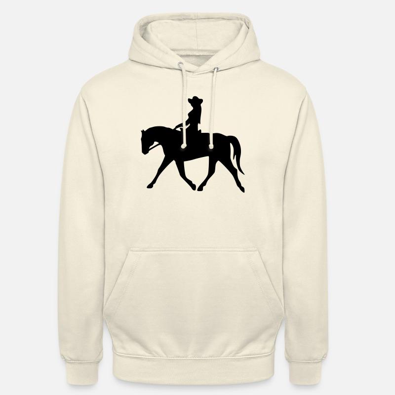 cheval1 - Sweat-shirt à capuche unisexe - vanille
