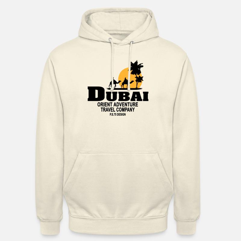 Dubai - Kamel - Karawane - Dromedar - Unisex Hoodie - Vanille-Milchshake