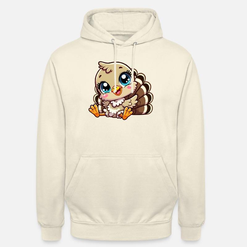 Bébé dinde - Sweat-shirt à capuche unisexe - vanille