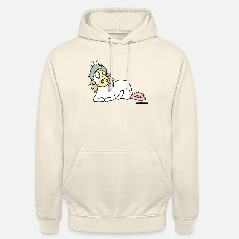 Cheval n ° 3 - Sweat-shirt à capuche unisexe - vanille