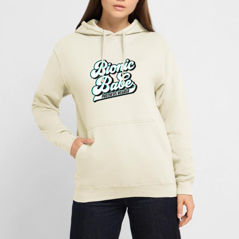Bionic Babe | Prothese | Farben änderbar Unisex Hoodie
