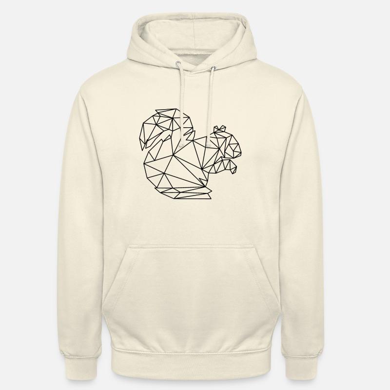 Écureuils - Sweat-shirt à capuche unisexe - vanille