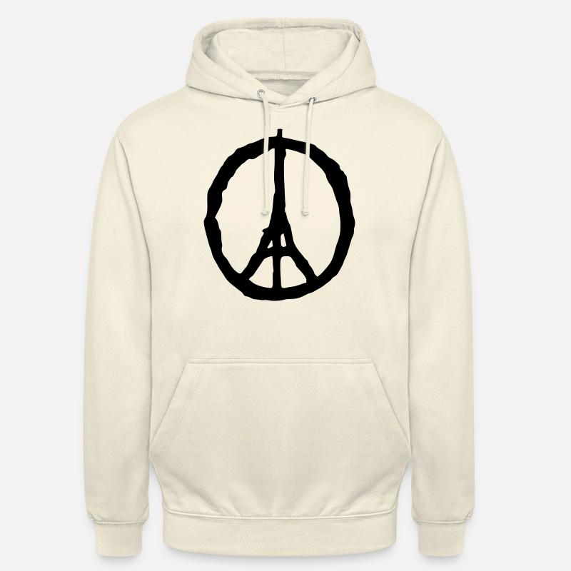 peace paris - Unisex Hoodie - Vanille-Milchshake