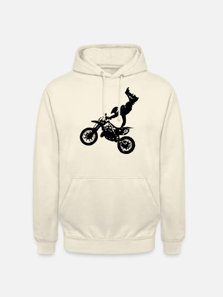 Motorcycle cross6 - Unisex Hoodie - vanilla