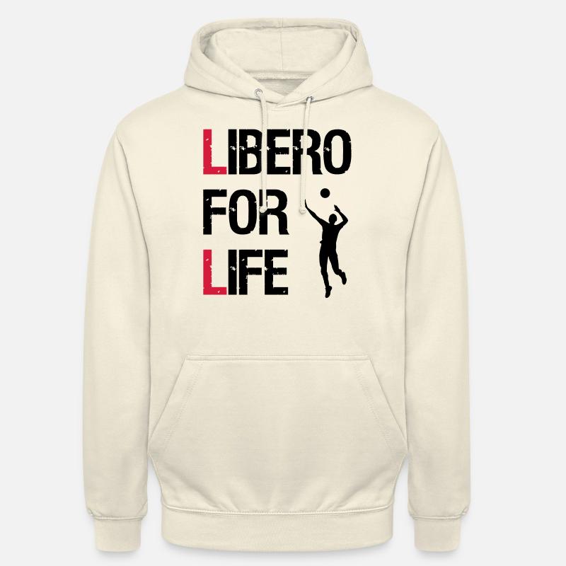 Libero pour la vie - Sweat-shirt à capuche unisexe - vanille