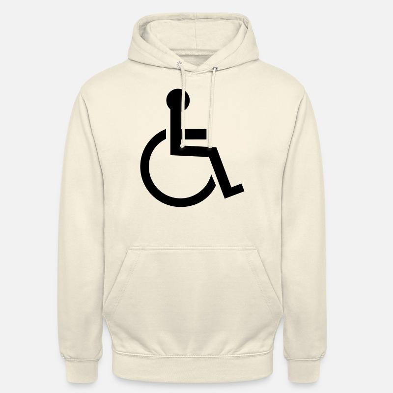rollstuhl - Unisex Hoodie - Vanille-Milchshake