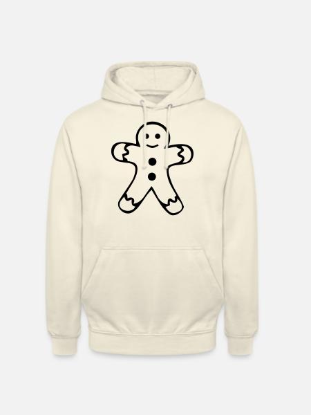 lebkuchenmann_01 - Unisex Hoodie - Vanille-Milchshake