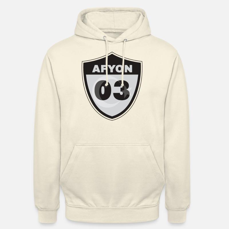 Afyon - Sweat-shirt à capuche unisexe - vanille