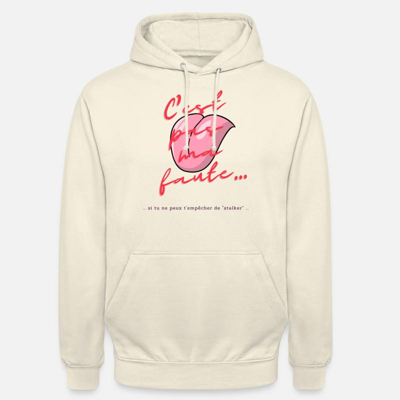 C'est pas ma faute - Sweat-shirt à capuche unisexe - vanille