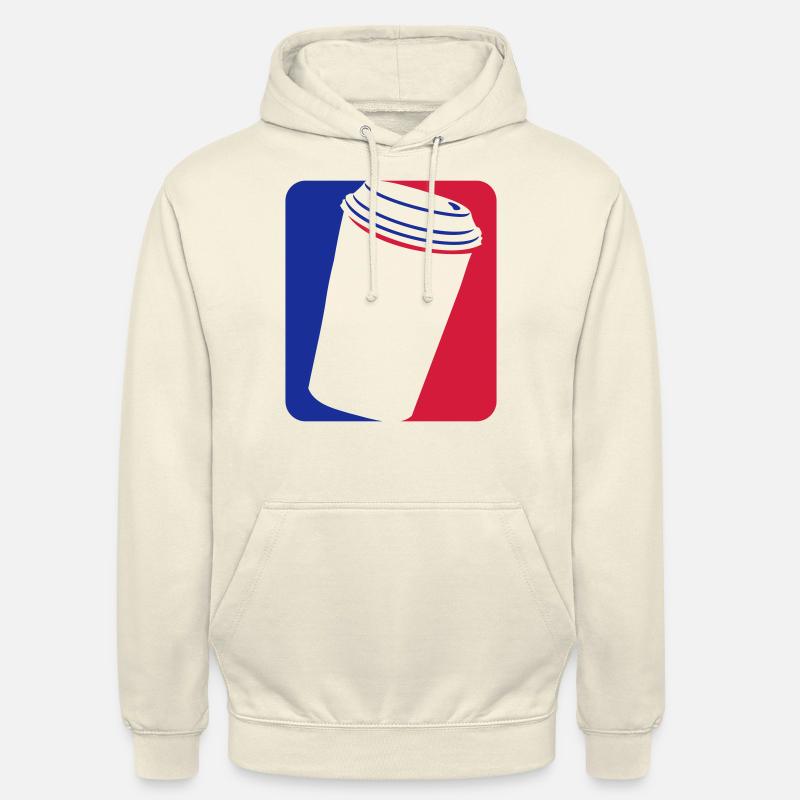 Tasse à café rouge bleu - Sweat-shirt à capuche unisexe - vanille