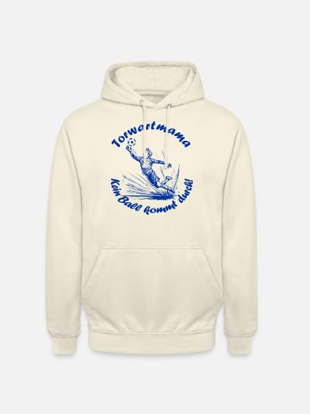 Torwart Mama - blau - Unisex Hoodie - Vanille-Milchshake