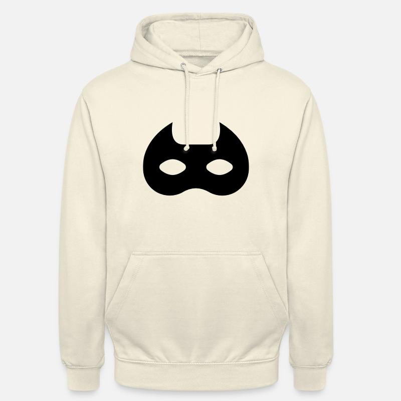 Super héros masque cadeau - Sweat-shirt à capuche unisexe - vanille