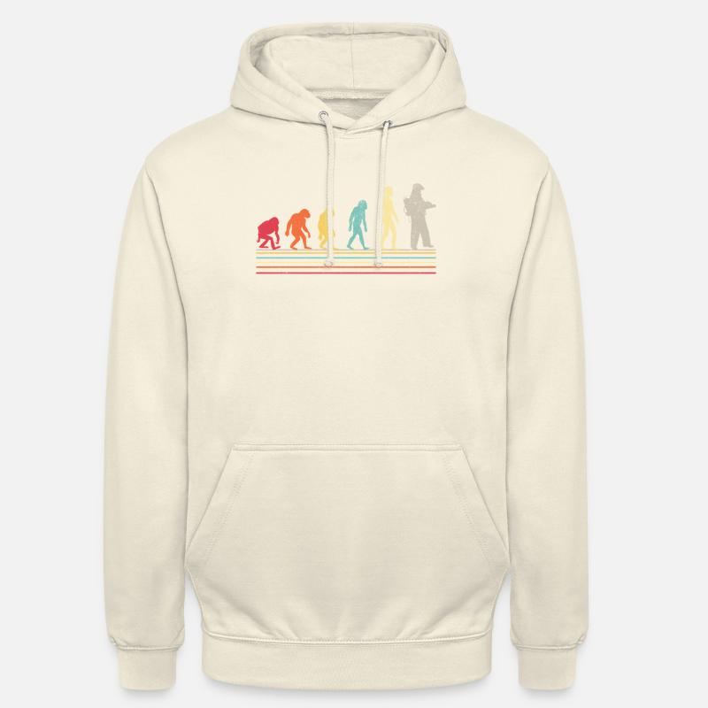 Evolution Pompiers Joueurs Pompiers - Sweat-shirt à capuche unisexe - vanille