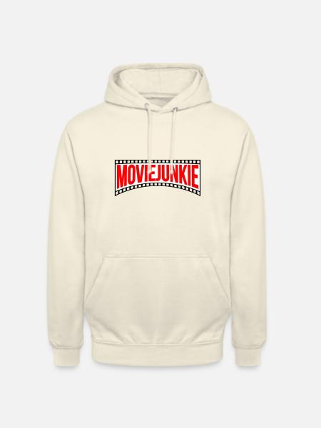 Colors can be changed | Movie Junkie - Unisex Hoodie - vanilla