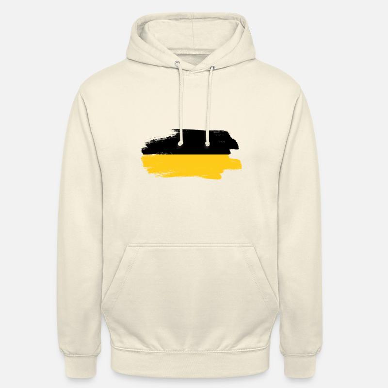 Drapeau du Bade-Wurtemberg Heimat Stuttgart - Sweat-shirt à capuche unisexe - vanille
