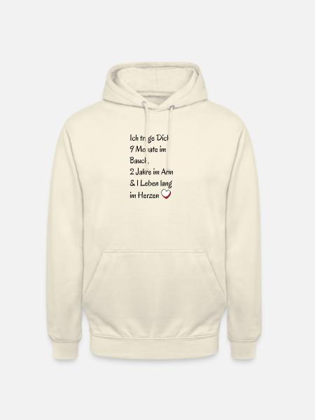 Geburtsgeschenk T-shirt & Geschenk - Unisex Hoodie - Vanille-Milchshake