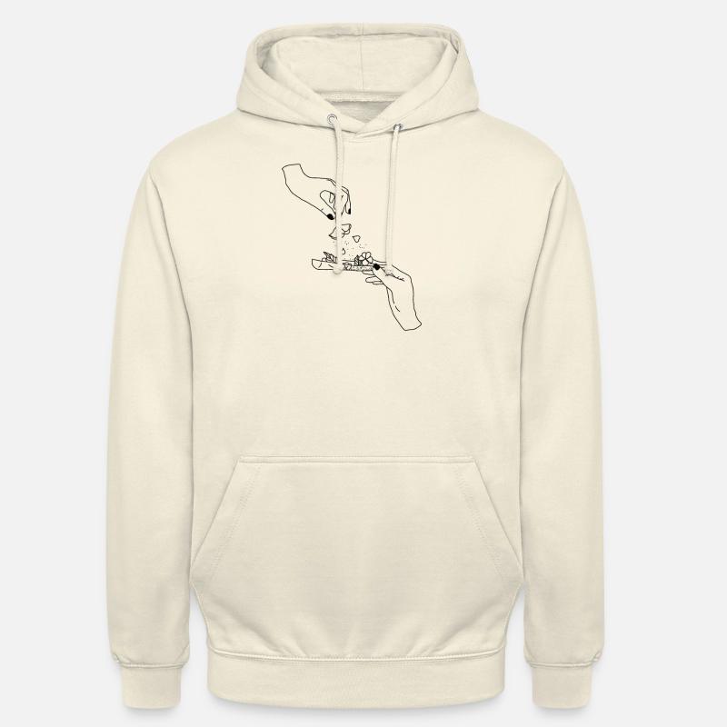 Joint nature - Sweat-shirt à capuche unisexe - vanille