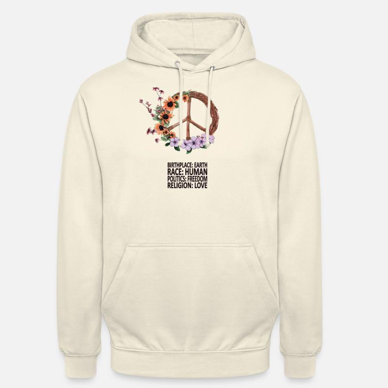 Against racism - Unisex Hoodie - vanilla