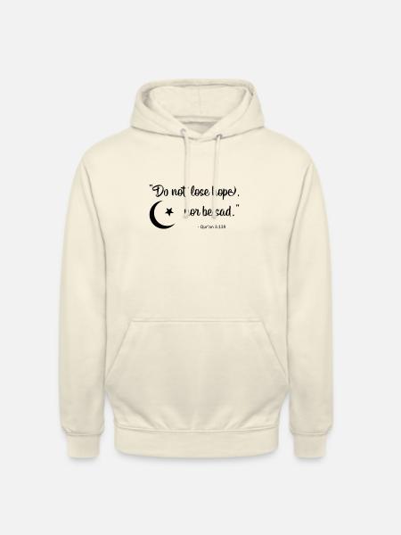 Islam Quran Sure Quote Allah Prayer Muslim Gift - Unisex Hoodie - vanilla