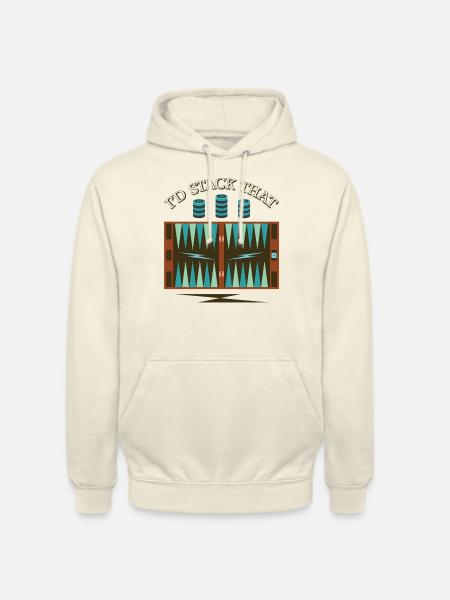 Backgammon Spiel - Unisex Hoodie - Vanille-Milchshake