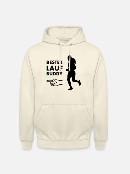 Bester Laufbuddy - Unisex Hoodie - Vanille-Milchshake