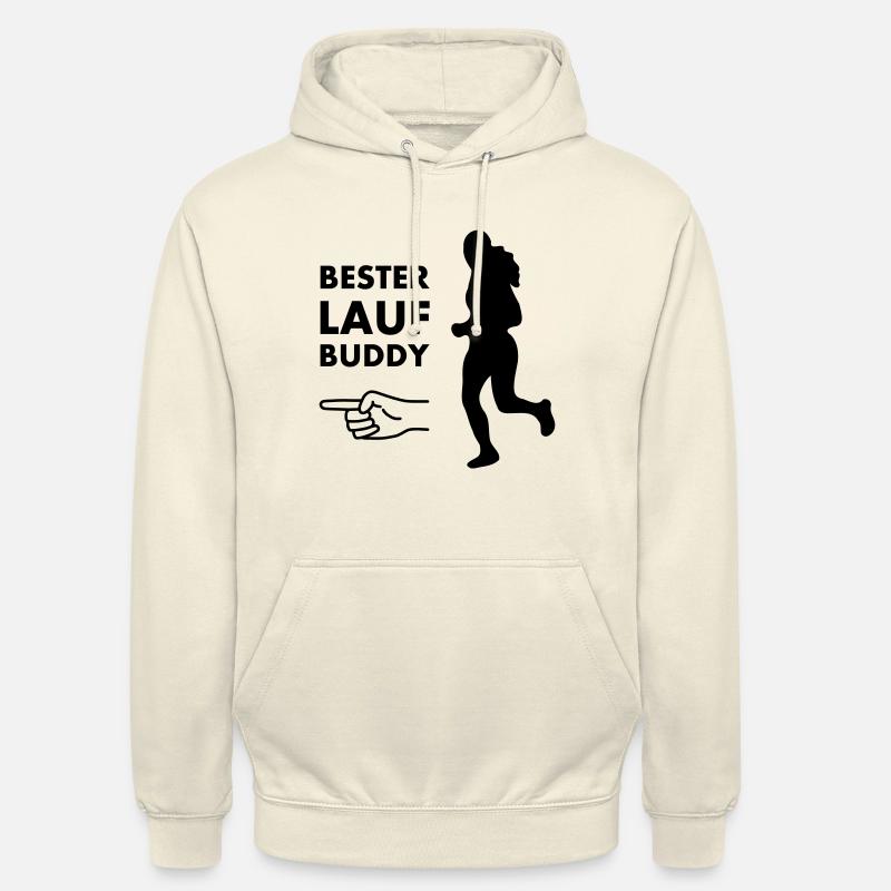 Bester Laufbuddy - Unisex Hoodie - Vanille-Milchshake