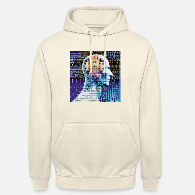 Intelligenza artificiale - Felpa con cappuccio unisex - milkshake