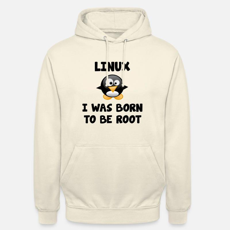 Linux Sysadmin lustiger Spruch - Unisex Hoodie - Vanille-Milchshake