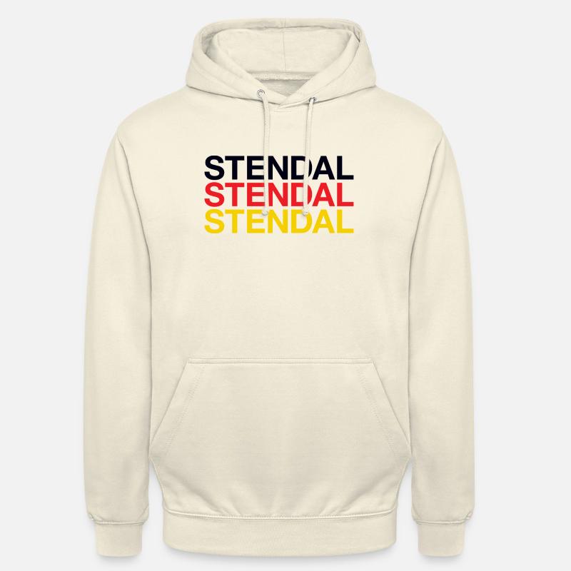 STENDAL - Sweat-shirt à capuche unisexe - vanille