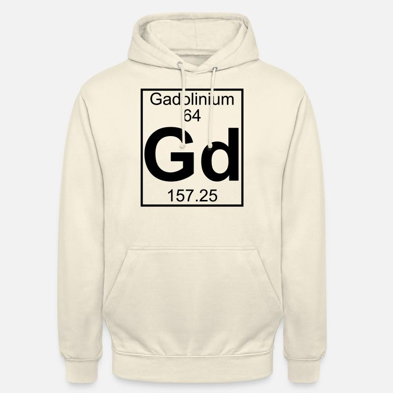Element 064 - Gd (gadolinium) - Full - Unisex Hoodie - Vanille-Milchshake