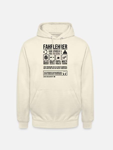 Fahrlehrer Black - Unisex Hoodie - Vanille-Milchshake