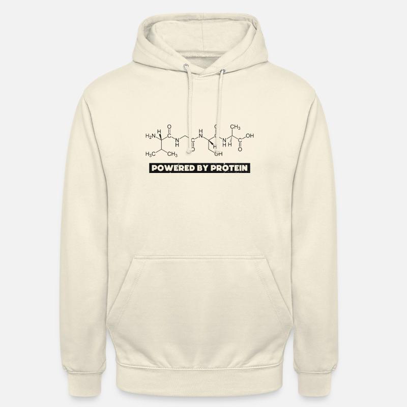 Propulsé par les protéines - Sweat-shirt à capuche unisexe - vanille