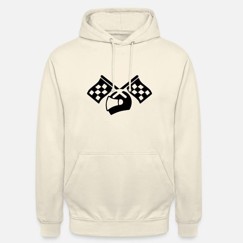 Casque de course - Sweat-shirt à capuche unisexe - vanille
