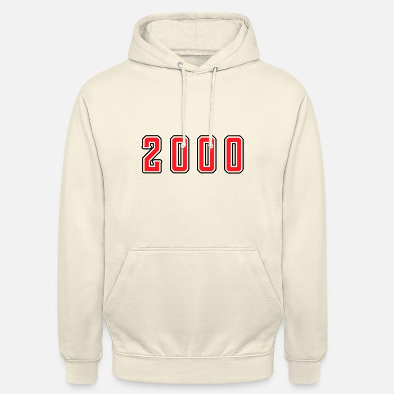 2000e anniversaire - Sweat-shirt à capuche unisexe - vanille