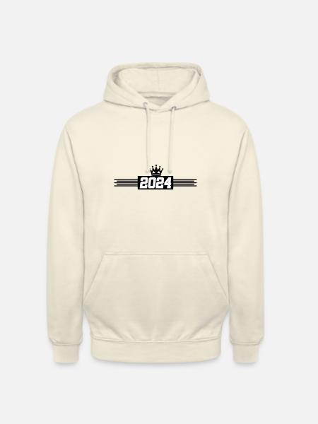 Couronne 2024 - Sweat-shirt à capuche unisexe - vanille