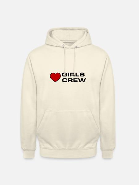 Équipage de filles - Sweat-shirt à capuche unisexe - vanille