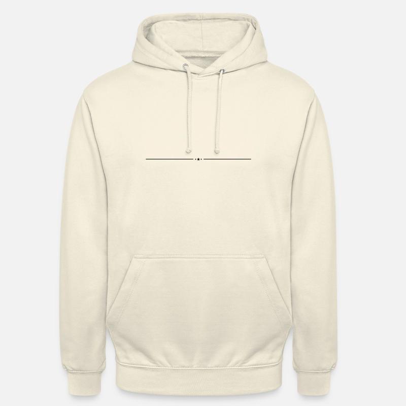 Stern Linie Element - Unisex Hoodie - Vanille-Milchshake
