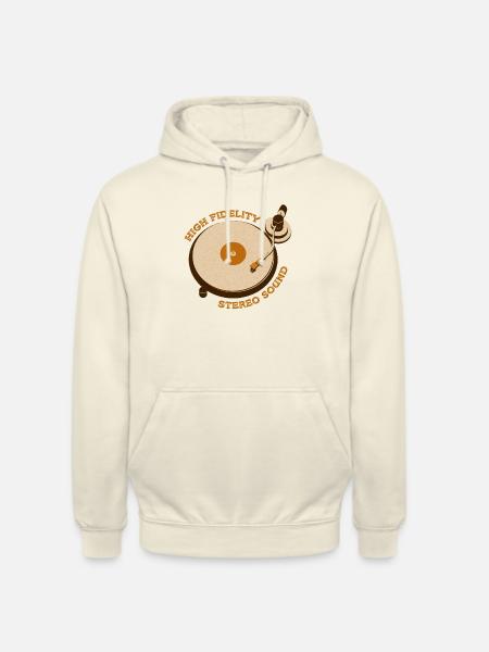 Reto Turntable - Unisex Hoodie - vanilla