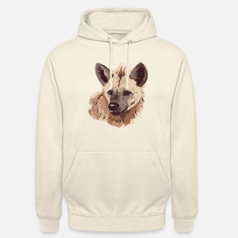 Hyäne Hyänenkopf - Unisex Hoodie - Vanille-Milchshake