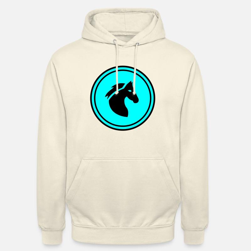 Icône Cheval Cheval - Sweat-shirt à capuche unisexe - vanille