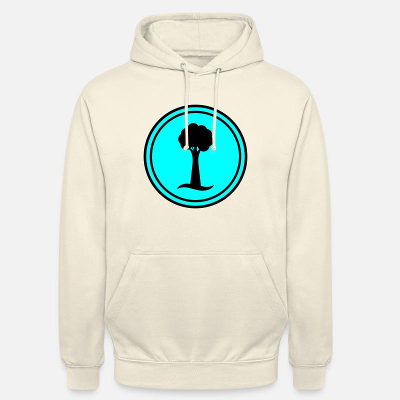 Icône d’arborescence - Sweat-shirt à capuche unisexe - vanille