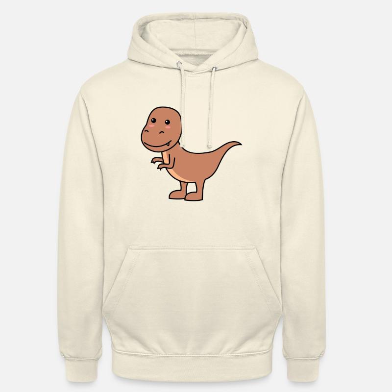 Dinosaure T-Rex Comic - Sweat-shirt à capuche unisexe - vanille