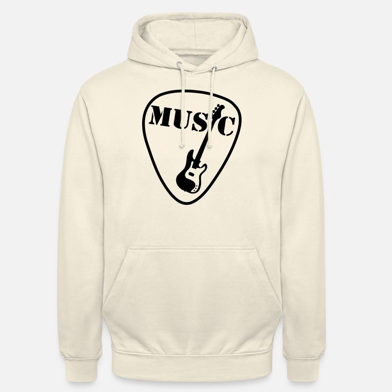 guitare plectre - Sweat-shirt à capuche unisexe - vanille